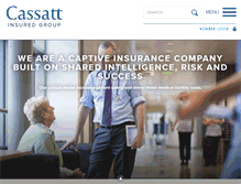 Tablet Screenshot of cassattgroup.com